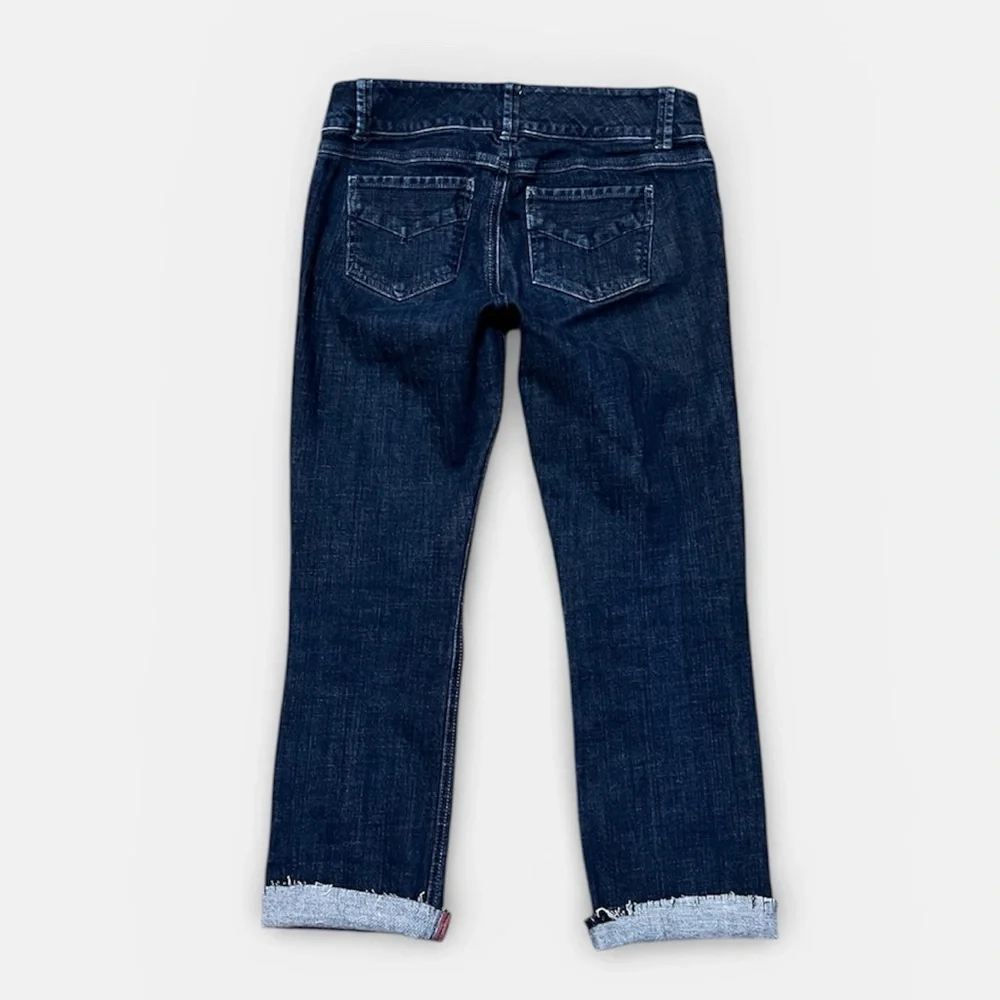 CAbi Dark Wash Lou Lou Slim Straight Jean Size 4 Style #201 - Picture 3 of 9